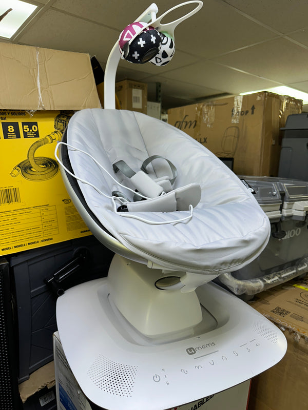 4moms MamaRoo Multi-Motion Baby Swing, Bluetooth Enabled with 5 Unique Motions, Grey