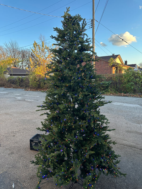 Costco 9-Ft Artificial Pre-Lit LED Christmas Tree White/Colorful lights