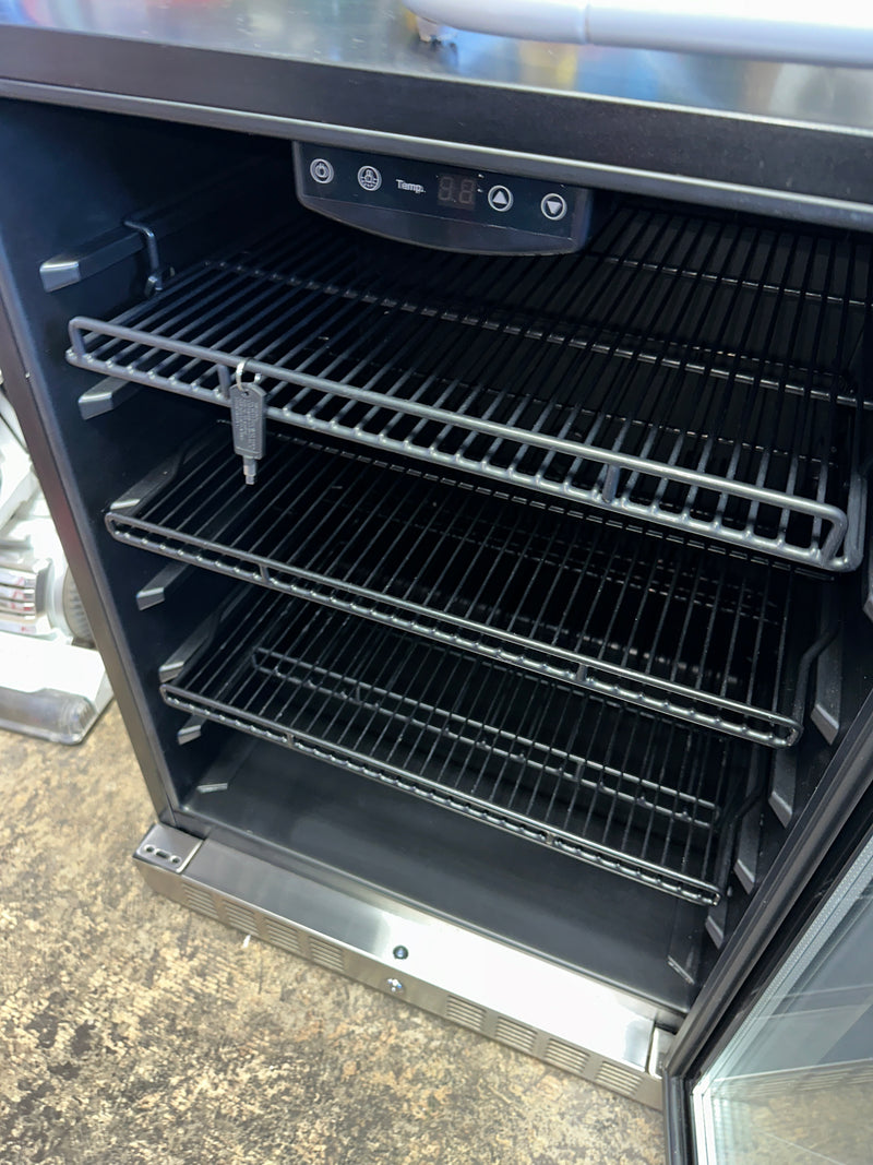 NewAir Beverage Refrigerator Cooler with 177 Can Capacity - Stainless Steel