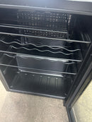 NewAir - Freestanding 23 Bottle Compressor Wine Fridge, Adjustable Racks, Exterior Digital Thermostat - Stainless Steel