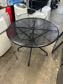 Flash Furniture - Oia Round Contemporary Patio Table - Black