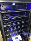 Wine Enthusiast VinoView 36-Bottle Black Stainless Steel WINE COOLER