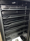 Wine Enthusiast VinoView 36-Bottle Black Stainless Steel WINE COOLER