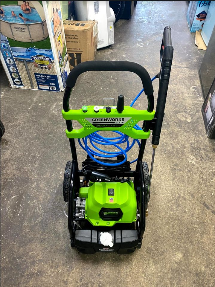 LIMITED TIME SALE! Greenworks 2000 PSI Electric Pressure Washer