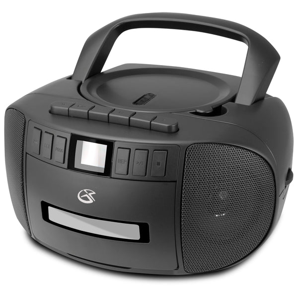 GPX Radio Boombox with CD and Cassette, BCA209B