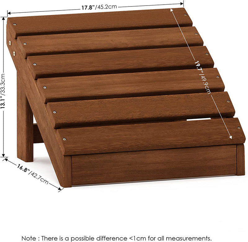 Furinno FG18926 Tioman Footstool, Natural