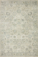 5'-0" x 7'-6" Loloi II Skye SKY-14 Natural / Sage Oriental Area Rug