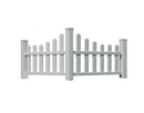 2.6 ft. H x 4.6 ft. W Country Corner Picket WHITE