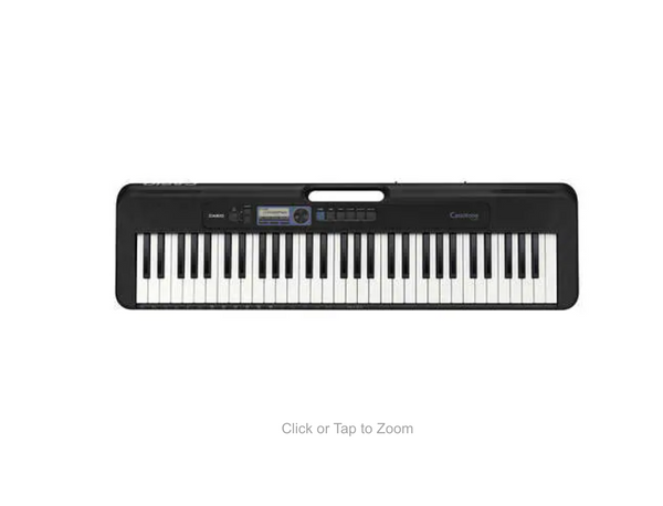 Casio CT-S190 61-key Portable Keyboard Bundle piano