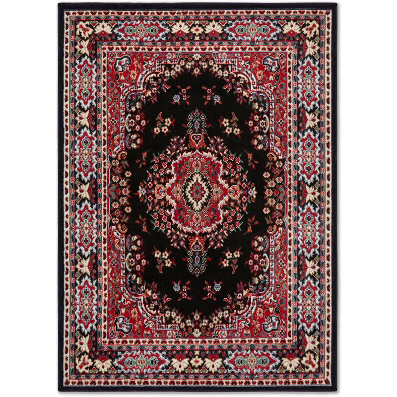 3'7" x 5'2" Home Dynamix Premium Sakarya Area Rug Black/Red/Green/Ivory