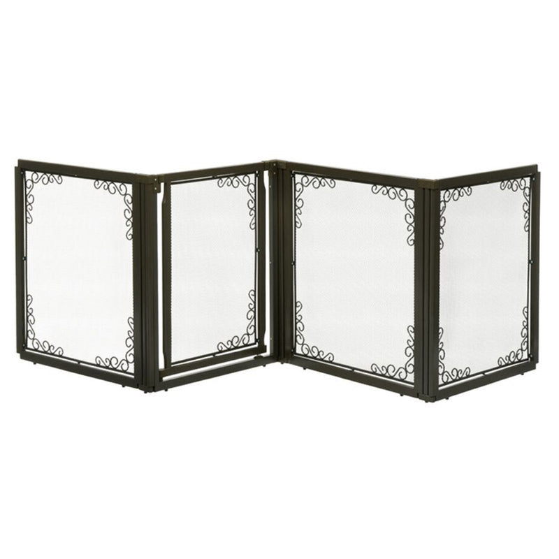 Richell Convertible Elite Mesh Pet Gate 4 Panels