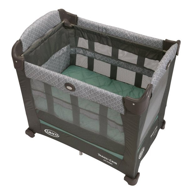 Graco Travel Lite Baby Crib & Portable Playard, Manor Width: 22.8" Length: 32"